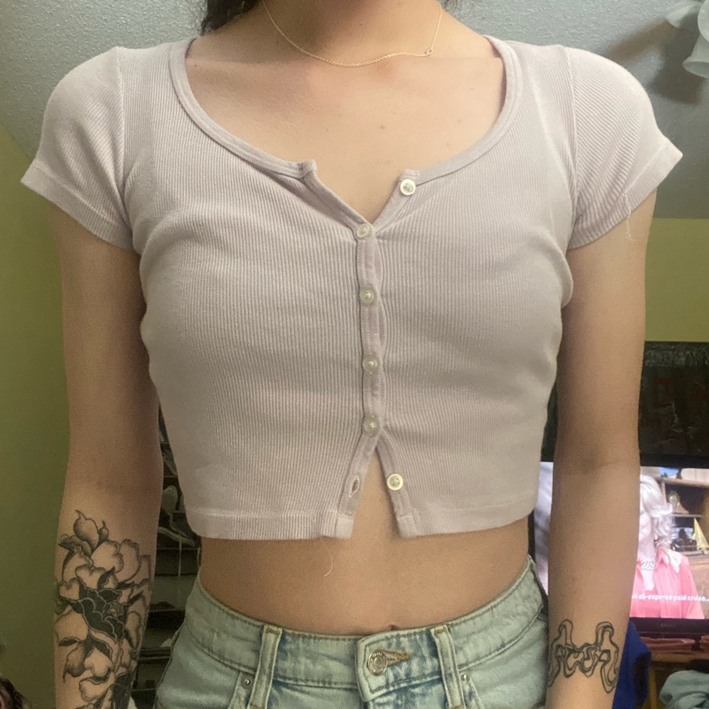 lilac zellie top